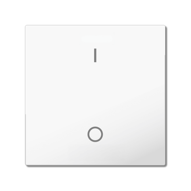 MDT TAL-55BW1B02.02 Wippe für KNX Taster Light 55 Basic 1-fach Reinweiß glänzend