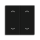 MDT TAL-55BW2A06.02 Wippe für KNX Taster Jalousie Light 55 Basic 2-fach Schwarz matt