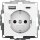 B-WARE Gira 245903 Schuko SH Shutter USB-Spannungsversorgung 2-fach Typ A/C System 55 Reinweiß