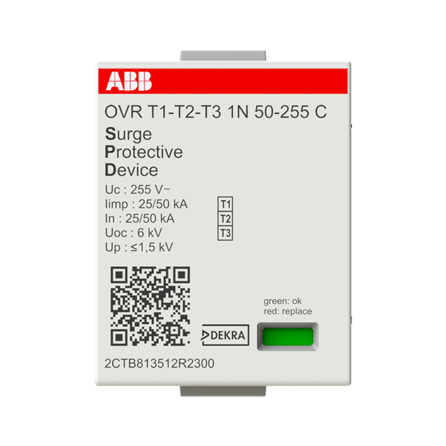 ABB OVR T1-T2-T3 1N 50-255 C Kombiableiter Ersatzmodul für OVR T1-T2-T3 1N 50-255 P TS 2CTB813512R2300