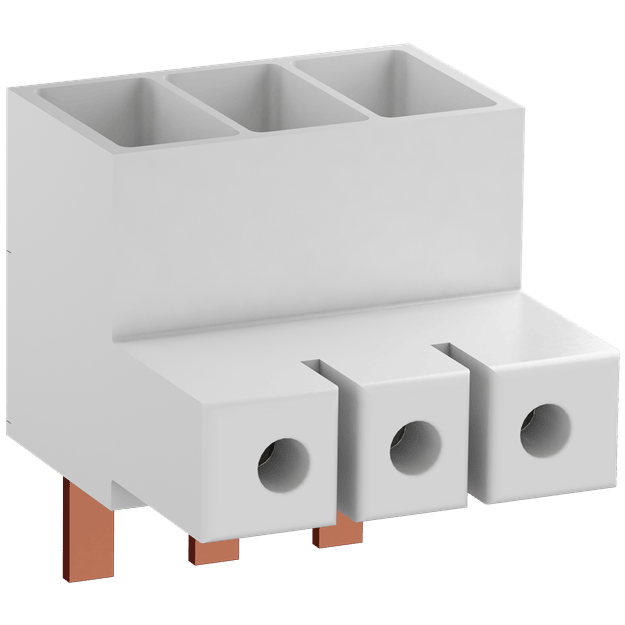 ABB S2-M3-50 3-Phasen-Einspeiseblock Flach für MS/MO165 50 mm² Type E 1SAM401923R1003