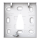 Busch-Jaeger SAM/A.0.2-84 Trägerrahmen AP für Bedienelement 2-fach 4-fach und 6-fach 2CKA006330A0203