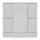 Busch-Jaeger SB/U4.0.12-83 Busch-Tenton® Bedienelement 4-fach für KNX by Busch-Jaeger Alusilber 2CKA006330A0169