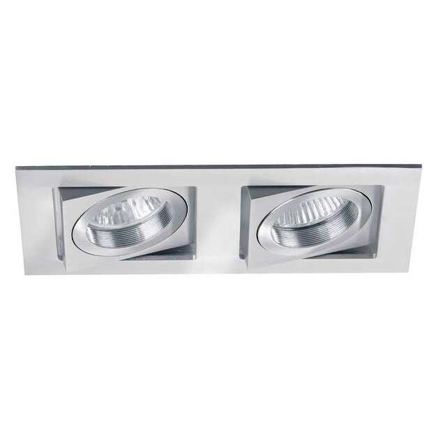 Brumberg 512812 Einbaustrahler GX 5,3 max. 2 x 50 W Aluminium