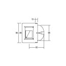 Brumberg R3929WW LED-Wandeinbauleuchte 230 V AC 1,2 W TIBELL-S Weiß