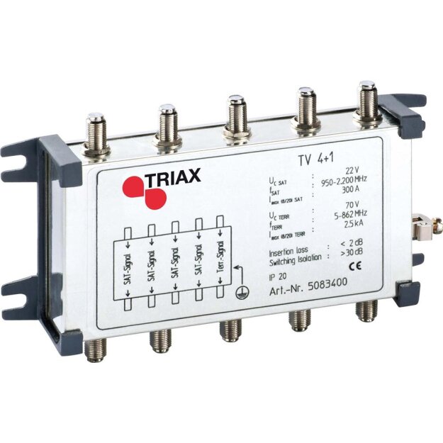 Triax Koaxiales Schutzgerät TV 4+1 (1er)