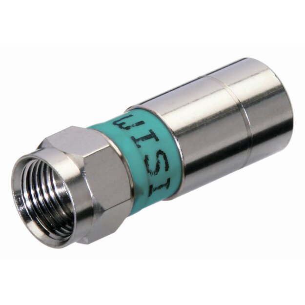 Wisi DV15 F-Compress-Stecker für Kabeltyp MK 91 / MK 96