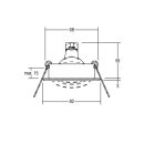 Brumberg 64 Einbaustrahler GX 5,3 max. 13 W LED JARRID-R...