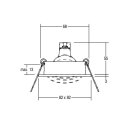 Brumberg 66 Einbaustrahler GX 5,3 max. 13 W LED JARRID-S...