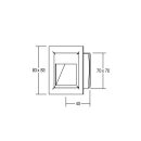Brumberg P3729WW LED-Wandeinbauleuchte 350 mA 1,2 W VERTU...