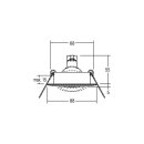 Brumberg 1963.05 Einbaustrahler GX 5,3 max. 13 W LED...