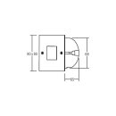 Brumberg 10011223 LED-Wandeinbauleuchte 230 V AC 1,2 W ECHANI-IP-S Edelstahl