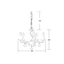 Brumberg 850625 Pendelleuchte CHIARA Chrom