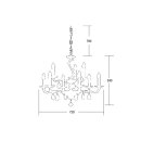 Brumberg 850629 Pendelleuchte CHIARA Chrom