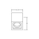 Brumberg 12076173 LED-Anbaudownlight 230 V AC 7 W IDANO...