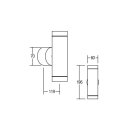 Brumberg 3177 Wandanbauleuchte 2 x GU10 max. 35 W BINTAN...