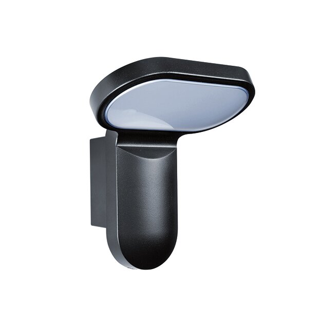Esylux EL10710117 LED-Leuchte im Aluminiumgehäuse 17 Watt 5000 K Schwarz OL WL 200 OP 1700 850 BK