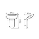 ESYLUX EL10710117 LED-Leuchte im gehäuse 17 Watt...