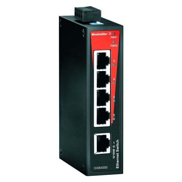 Weidmüller 1240840000 Netzwerk-Switch IE-SW-BL05-5TX 8897710000