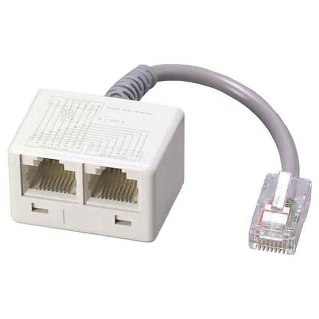 BTR NETCOM ISDN-Adapter WE 8-2xWE T8 0,1m