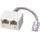 BTR NETCOM ISDN-Adapter WE 8-2xWE T8 0,1m
