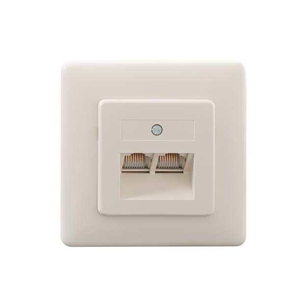 Rutenbeck UAE-Anschlussdose 2-fach Unterputz mit LSA-Anschlusskontakten 2 x 8-polig 2 x 8 LSA-Kontakte UAE 8/8 LSA Up rw