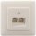 Rutenbeck UAE-Anschlussdose 2-fach Unterputz mit LSA-Anschlusskontakten 2 x 8-polig 2 x 8 LSA-Kontakte UAE 8/8 LSA Up rw