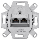 Rutenbeck Cat.6A iso-Anschlussdose geschirmt 2-fach...