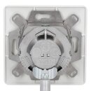 Rutenbeck Cat.6A iso-Netzwerkdose geschirmt 1-fach Unterputz Reinweiß UAE-Cat.6A iso-8 Up rw