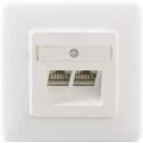 Rutenbeck ClassEA iso-Doppeldatendose geschirmt 2-fach...