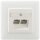 Rutenbeck ClassEA iso-Anschlussdose geschirmt 2-fach Unterputz Reinweiß UAE-ClassEA iso-8/8 Up rw