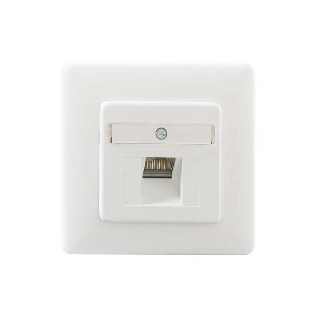 Rutenbeck ClassEA iso-Anschlussdose geschirmt 1-fach Unterputz Reinweiß UAE-ClassEA iso-8 Up rw