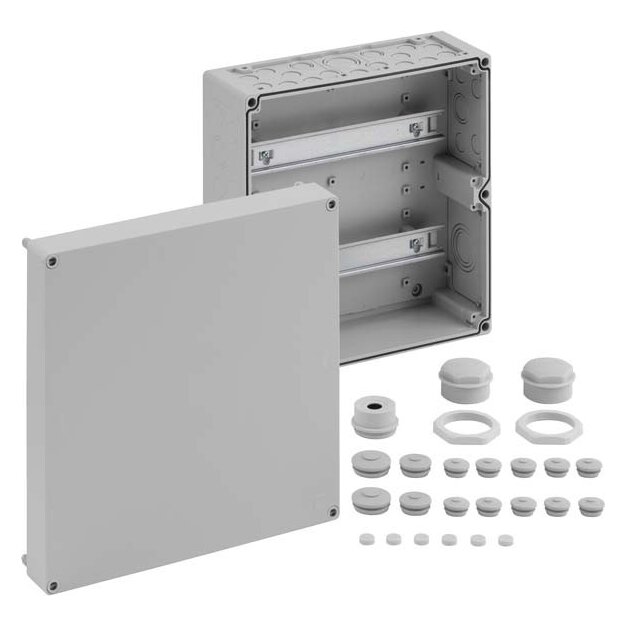 Spelsberg 62990201 Reihenklemmengehäuse mit Schutzart IP65 Nennquerschnitt 4 mm² Ui=400V AC Polystyrol RKA 4/68-L