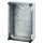 Hensel Mi9300 Mi-Einzelleergehäuse, Einbaumaße 275x425x146mm, transparenter Deckel