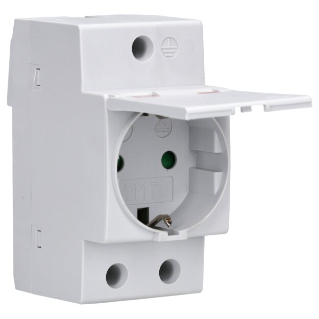 ABB M1175-C SCHUKO-Steckdose mit Klappdeckel 2CSM211000R0721