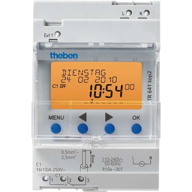 Theben 6410100 Schaltuhr TR 641 top2