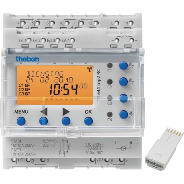Theben 6440300 Schaltuhr TR 644 top2 RC