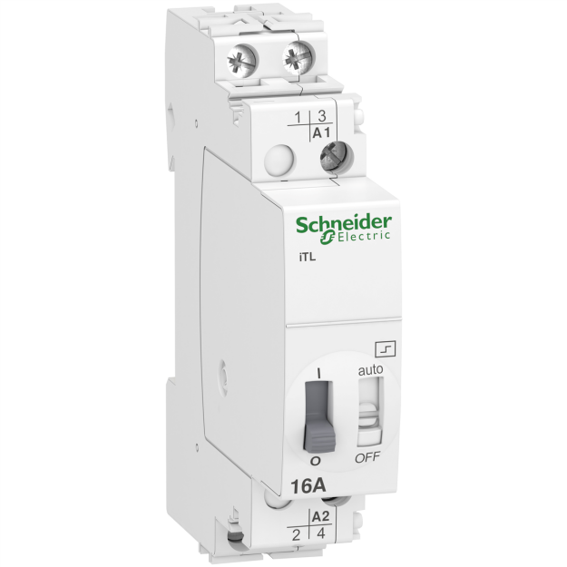 Schneider Electric A9C30812 Fernschalter iTL 2P 2 S 16A Spule 110VDC 230-240VAC 50/60Hz