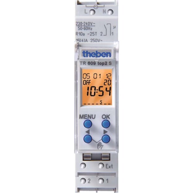 Theben 6090101 Schaltuhr digital TR 609 TOP2 S
