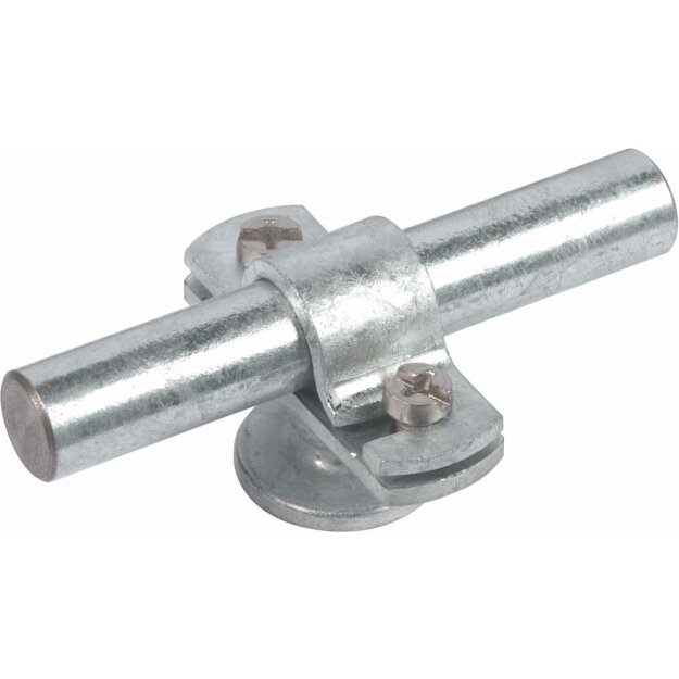Dehn 275116 Stangenhalter mit Abdeckbund ZG mit Innengew. M8 für Rd 16mm St SH ZS 16 M8 V2A