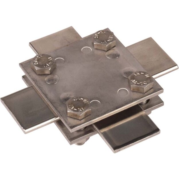 Dehn 318233 Kreuzstück NIRO (V4A) f. Fl 30/30mm Abm. 60x60mm o. Zwischenplatte