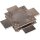 Dehn 318233 Kreuzstück NIRO (V4A) für Fl 30/30mm Abmit 60x60mm oder Zwischenplatte atte KS FL30 V4A