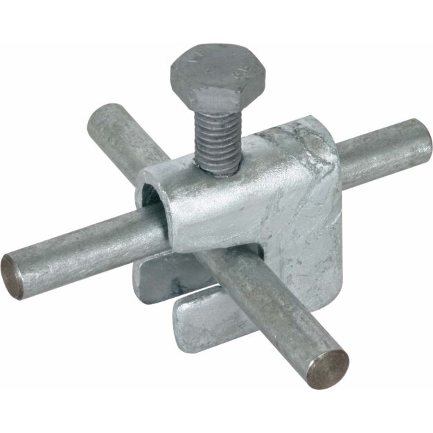 Dehn 308025 Verbindungsklemme St/tZn für Gebäude-Armierungen für Rd 6-10/6-10mm/Fl 30mm VK A UNI ST