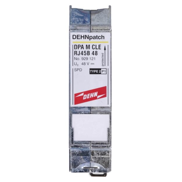 Dehn 929121 Überspannungsableiter DEHNpatch mit 2 RJ45-Buchsen DPA M CLE RJ45B 48