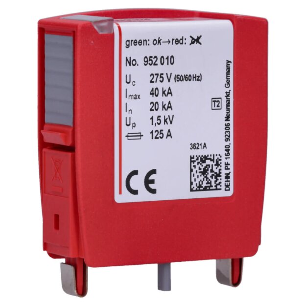 Dehn 952010 Überspannungsableiter Typ 2 Varistor-Schutzmodul für DEHNguard M und S DG MOD 275