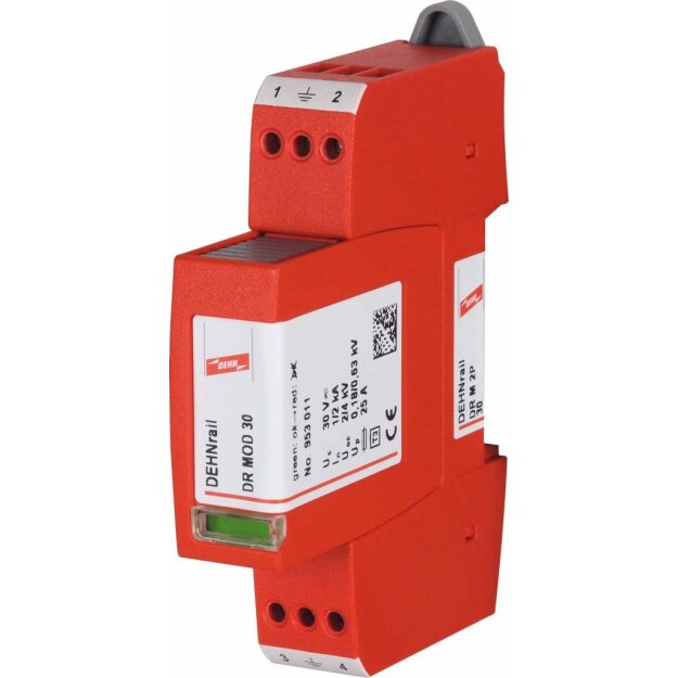 Dehn 953201 Überspannungsableiter Typ 3 DEHNrail M 2-polig 30V für Industrieelektronik DR M 2P 30