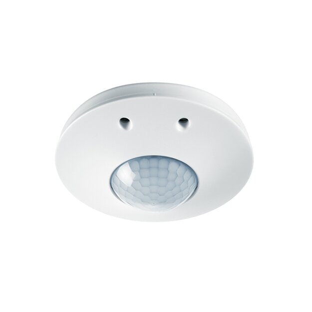 ESYLUX EP10427213 Decken-Präsenzmelder 360° Unterputz KNX-Bus Temperaturmessung Reichweite ca Ø 8 m fernbedienbar PD-ATMO 360i/8 T KNX Weiß