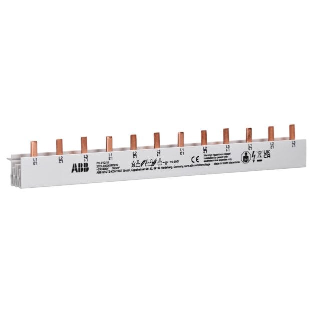 ABB PS3/12/16 Phasenschiene 3Ph.,12Pins,16qmm 2CDL230001R1612