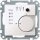 Merten 616719 KNX Raumtemperaturregler UP/PI mit Tasterschnittstelle 4-fach Polarweiß glänzend System M