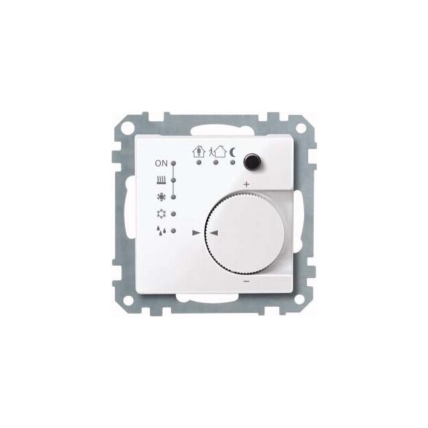 Merten 616725 KNX Raumtemperaturregler UP/PI mit Tasterschnittstelle 4-fach Aktivweiß glänzend System M